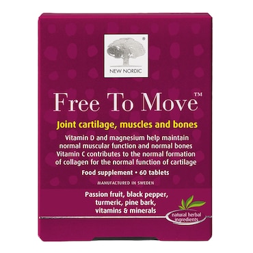 New Nordic Free to Move Joint Cartilage, Muscles & Bones 60 Tablets image 1