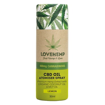 Love Hemp CBD Oil Spray Lemon 400mg 30ml image 2