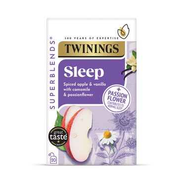 Review of Twinings Superblends Sleep Spiced Apple & Vanilla 20 Tea Bags