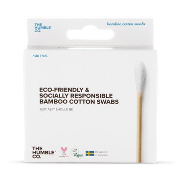 Humble Bamboo Cotton Swabs White 100pcs