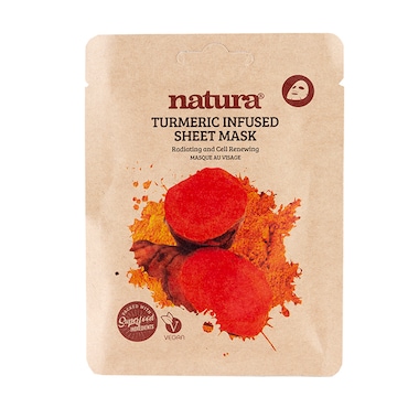 Natura turmeric infused sheet mask