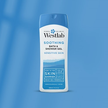 Westlab Soothing Shower Wash + Dead Sea Salt Minerals 400ml image 3