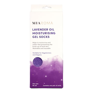 Miaroma Lavender Oil Moisturising Gel Socks image 1