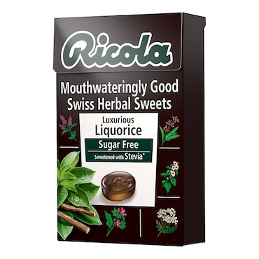 Ricola Liquorice Swiss Herbal Sweets 45g image 1