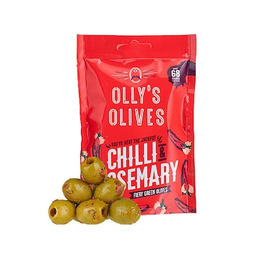 Olly's Olives Chilli & Rosemary Olives 50g image 1