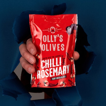 Olly's Olives Chilli & Rosemary Olives 50g image 3