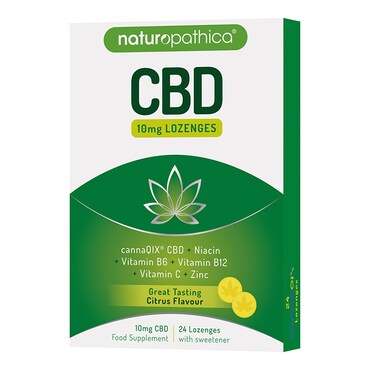 Naturopathica CBD 10mg Citrus 24 Lozenges
