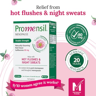 Promensil Menopause Double Strength 60 Tablets image 3