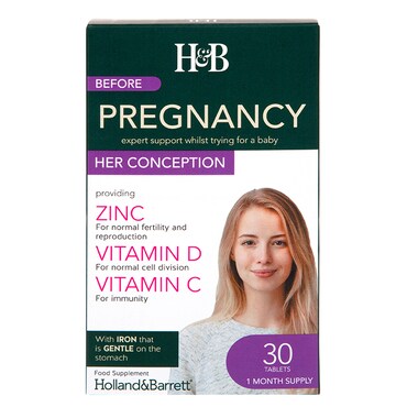 Vitabiotics Pregnacare Conception 30 Tablets Holland Barrett