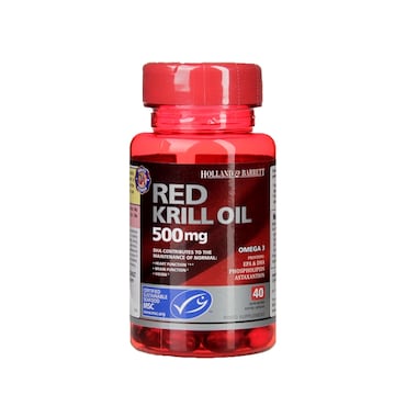 Holland & Barrett Red Krill Oil 40 Capsules 500mg