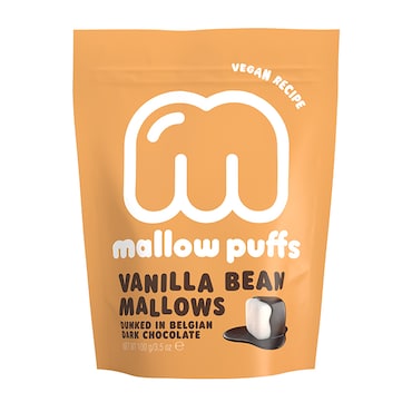 Mallow Puffs Vanilla Bean & Dark Choc Mallows 100g image 1