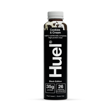 Review of Huel Black Edition 100% Nutritionally Complete Meal Cookies & Cream 500ml