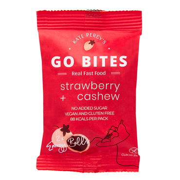Review of Go Bites Strawberry & Cashew Energy Balls 24g