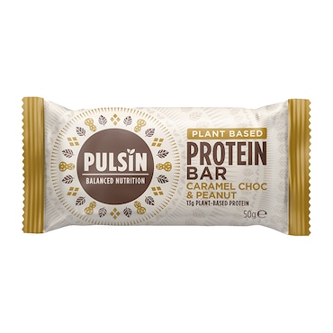 Pulsin Protein Booster Caramel Choc Peanut 50g image 1