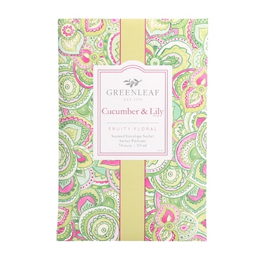 Greenleaf Cucumber & Lily Fragrance Sachet 115ml