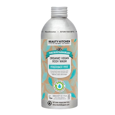 Beauty Kitchen Fragrance Free Organic Body Wash 300ml