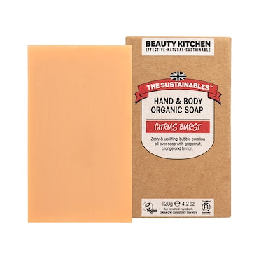 Beauty Kitchen The Sustainables Citrus Burst Hand & Body Organic Soap 120g image 1