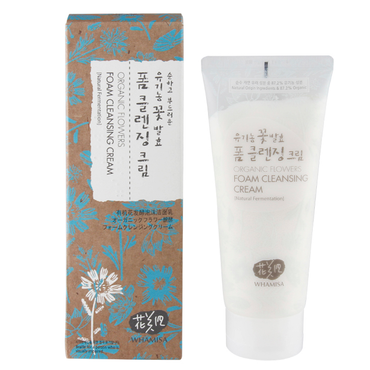 Whamisa Organic Flowers Foam Cleansing Cream 200ml