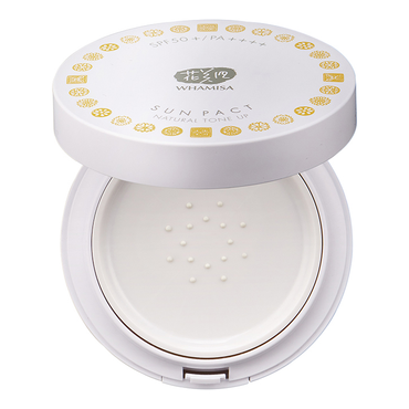 Review of Whamisa Organic Flowers Sun Pact Tone Up SPF50 16g