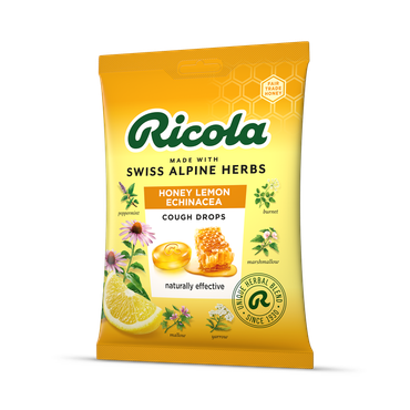Ricola Honey Lemon Echinacea Cough Drops 75g