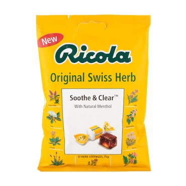 Ricola Soothe & Clear Original Swiss Herb 17 Lozenges image 1