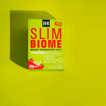 Holland & Barrett Slimbiome Thermo Strawberry & Lime Flavour 21 Sachets image 3