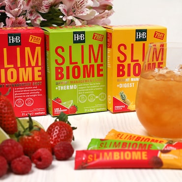 Holland & Barrett Slimbiome Thermo Strawberry & Lime Flavour 21 Sachets image 4