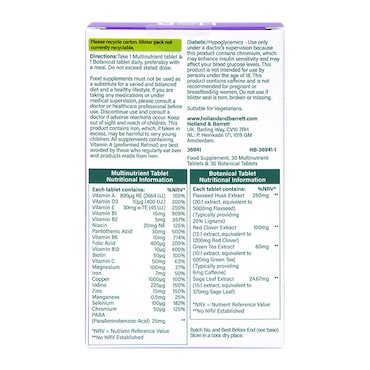 Holland & Barrett Menopause Complex 60 Tablets image 3