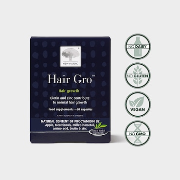 New Nordic Hair Gro 60 Tablets image 2
