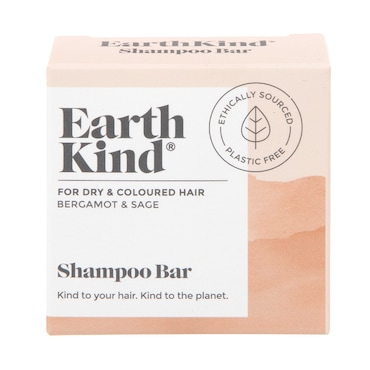 EarthKind Bergamot & Sage Shampoo Bar for Dry & Coloured Hair image 1