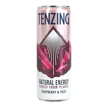 Tenzing Natural Energy Drink Raspberry & Yuzu 250ml image 1