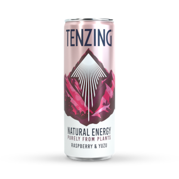 Tenzing Natural Energy Drink Raspberry & Yuzu 250ml image 1