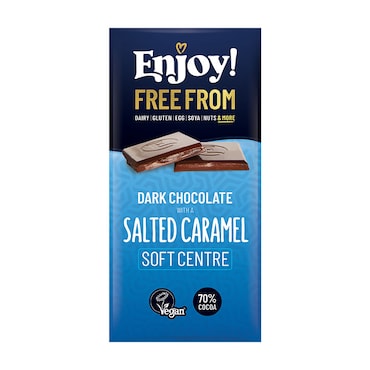 Enjoy! Dark Chocolate with a Salted Caramel Soft Centre 70g image 1