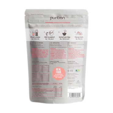 Purition WholeFood Nutrition Strawberry 250g image 2