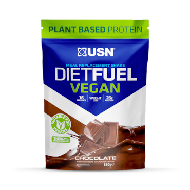 USN Diet Fuel Vegan Meal Replacement Shake Chocolate 880g