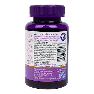 Vitabiotics Perfectil Hair Crush 60 Gummies image 2