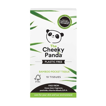 The Cheeky Panda Bamboo Pocket Tissues x10 image 1