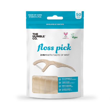 Humble Corn Starch Floss Picks Mint