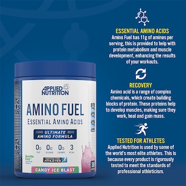 Applied Nutrition Amino Fuel EAA Powder Candy Ice Blast 390g image 3