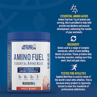 Applied Nutrition Amino Fuel EAA Powder Fruit Burst 390g image 3