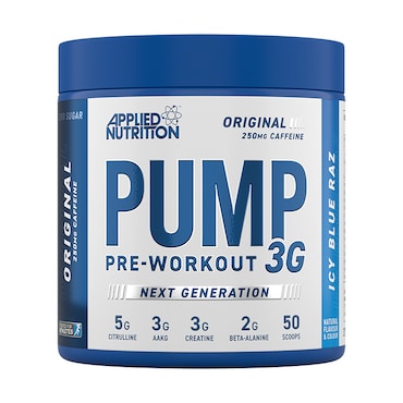Applied Nutrition Pump Pre-Workout Icy Blue Raz 375g image 1