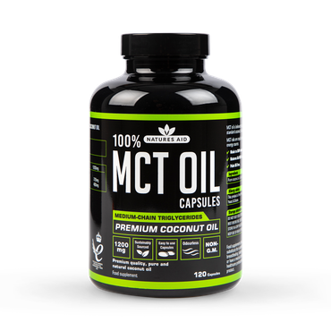 Natures Aid 100% MCT Oil 120 Capsules
