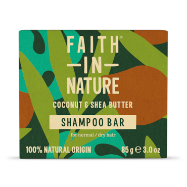 Faith in Nature - Shampoo Bar Coconut & Shea Butter 85g image 1