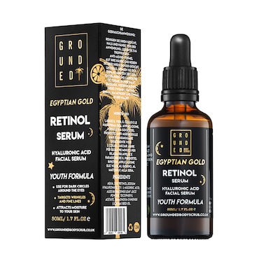 Grounded Egyptian Gold Retinol Facial Serum 50ml image 2