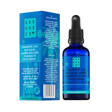 serum hyaluronic grounded algae acid facial
