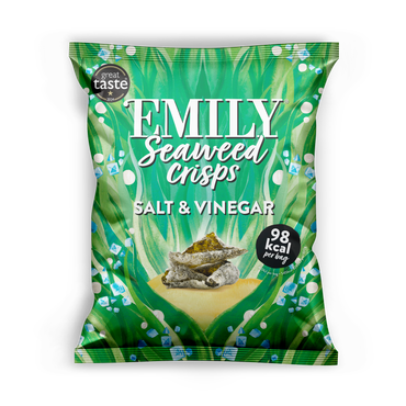 Emily Salt & Vinegar Seaweed Crisps 18g