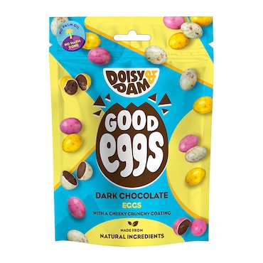 Doisy & Dam Vegan Dark Chocolate Good Eggs 75g image 1