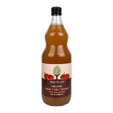 Tree Of Life Organic Apple Cider Vinegar With The Mother 1Ltr image 1