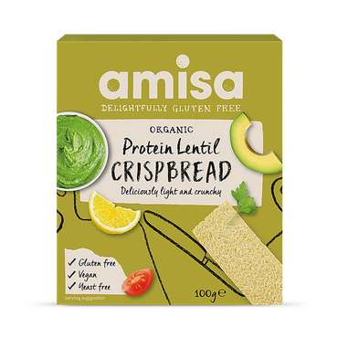 Review of Amisa Organic Protein Lentil Crispbread 100g