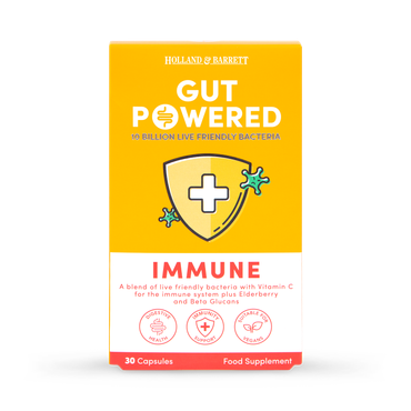 Holland & Barrett Gut Powered Immune Support 30 Capsules